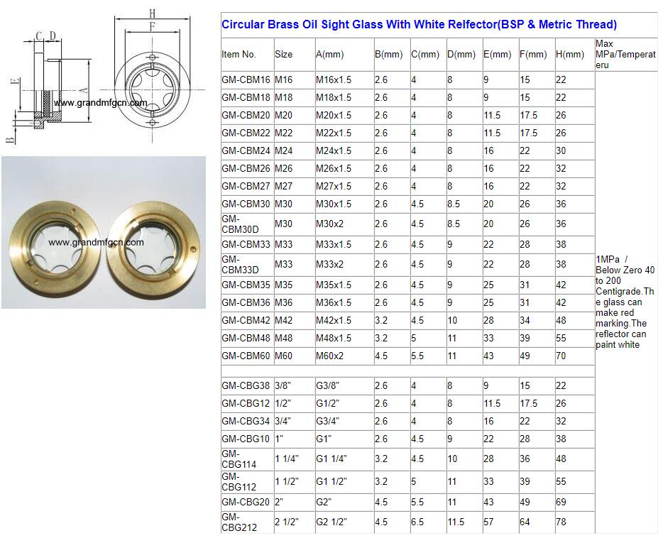 Circular Brass Oil Sight Glass With White Relfector(BSP & Metric Thread).jpg