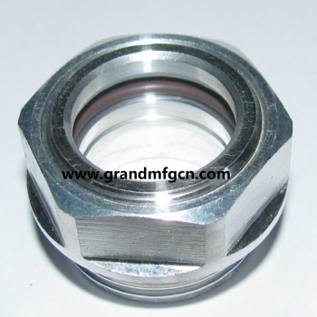 quality aluminum oil sight glass gauge oil levels for compressor