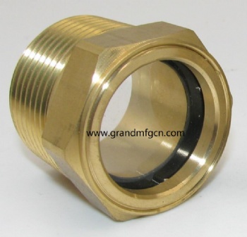 Air compressor NPT brass oil sight glass coolant tank sites