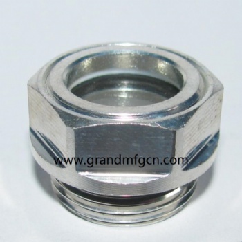 Reducers aluminum oil sight glass gauge oil indicator