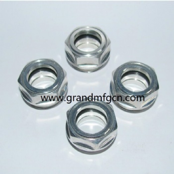 Reducers aluminum oil sight glass gauge oil indicator