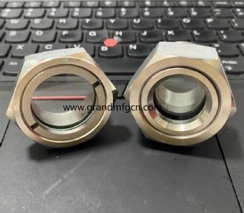 SS304 pipe fitting liquid flow sight glass liquid levels