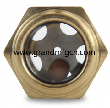 Speed reducer M16X1.5 brass oil level sight glass