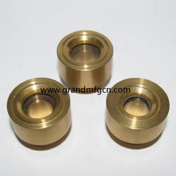 BSP1/4 brass sight plug with visual level indicator