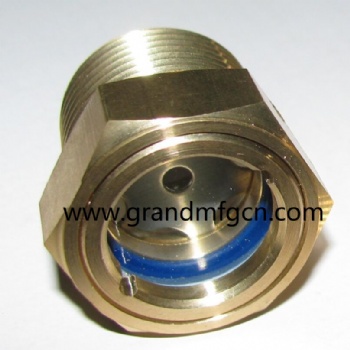 Coolant reservoir sight plug cap oil sight glass NPT thread