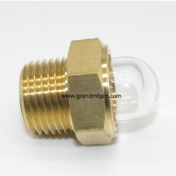 Coolant reservoir oil sight glass NPT thread 1/2