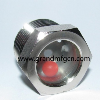 Pipe fitting BSP fused water flow indicator sight glass