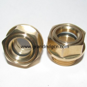 Transparent oil sight glass plug G thread 3/4“