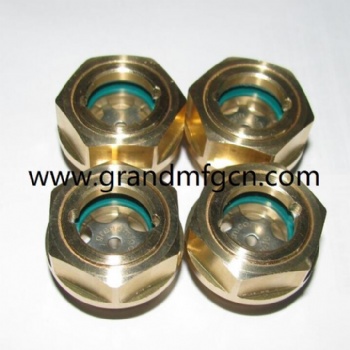 Transparent Reducers oil sight glass plug M18X1.5