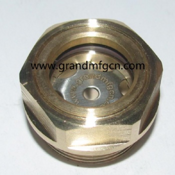 M18X1.5 Air Compressors Brass Oil Sight Glass Indicator