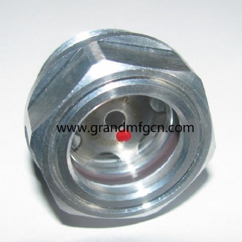 Truck Blower Equipment Aluminum Liquid Oil Sight Glass Plug