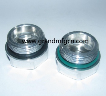 Sealless Eccentric Disc Pumps Aluminum Sight Glass Plug