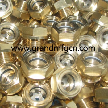 Round Oil Level Window Sight Glass M33X1.5 Threaded