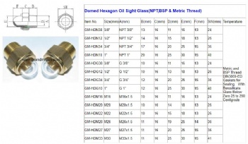 Aluminum Expansion Coolant Overflow Tank Dome Sight Glass