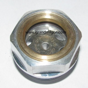 Metric Thread Speed Reducers Bulls Eye Aluminum sight glass