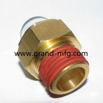 Industrial machinery heavy duty trucks & tractors metal surge tank coolant sight glass NPT