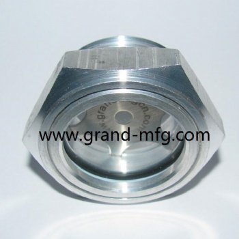 G thread Liquid Receivers aluminum oil sight glass gauge 1/2