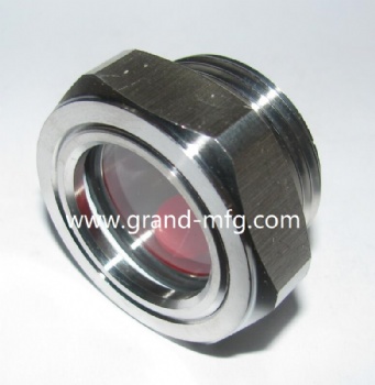 G thread diesel engine radiator liquid level sight glass stainless steel