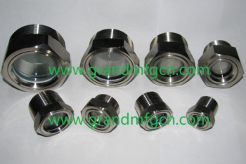 NPT oil sight glass for GHA Series Rotary gear heavy duty abrasive handling pumps