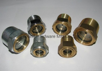 NPT oil sight glass for GHA Series Rotary gear heavy duty abrasive handling pumps