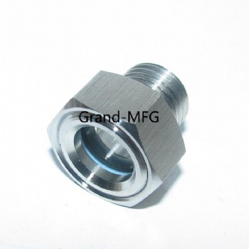 stainless steel ss304 water flow sight glass indicator