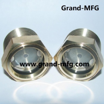 Speed reducers NPT brass oil level sight glass plug