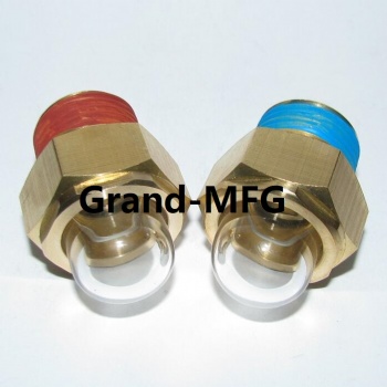 Heavy duty trucks Coolant Reservoir NPT1/2 dome brass oil sight glass