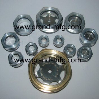 Rotary Blower Technology & Vacuum Systems Mechanical vacuum booster Aluminum oil sight glass window plugs BSP