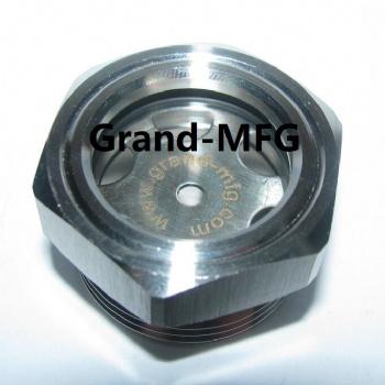 2 NPT thread SS316 bull eye water flow sight glass