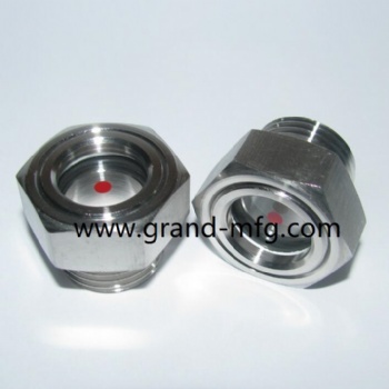 Speed reducer NPT1/2 ss304 bull eye oil sight glass gauge