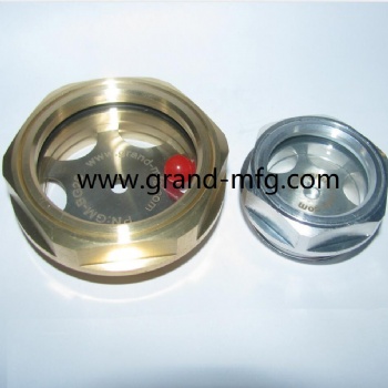 Transparent sight glass plug bsp & npt thread 1/2 3/8