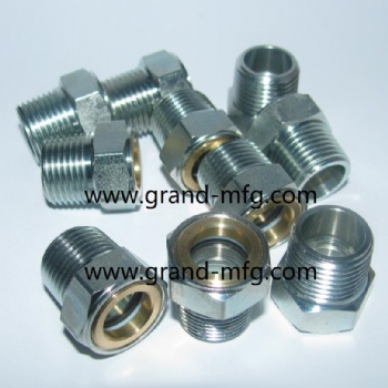Bulleye NPT1 ANSI Pump Steel oil sight glass plug