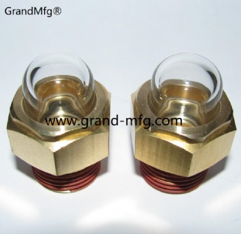 Coolant reservoir oil sight glass NPT thread 1/2