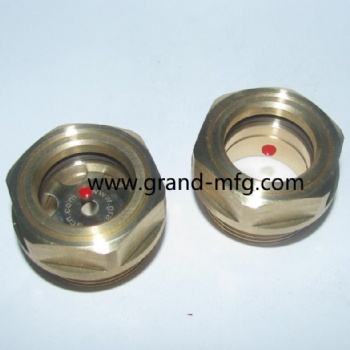 Speed Reducers milled hex brass oil sight glass plug M26X1.5