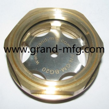 Transparent oil sight glass plug G thread 3/4“