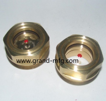 Transparent oil sight glass plug G thread 3/4“