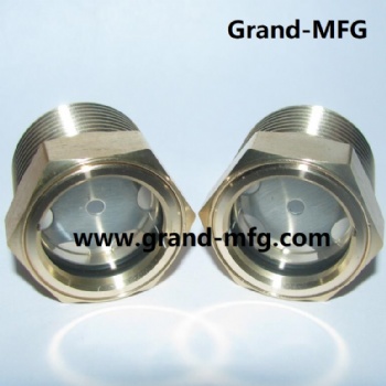 Transparent oil sight glass plug G thread 3/4“