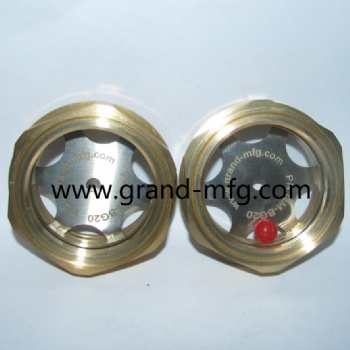 M16X1.5 Machinery heat exchanger brass oil sight glass