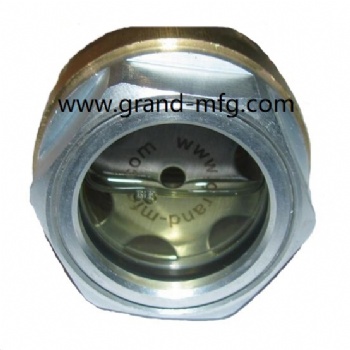 oil tank aluminum oil sight glass gauge oil levels