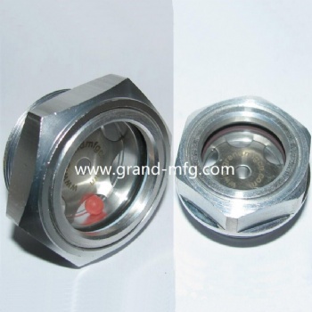 Threaded Heat Exchangers Bulls Eye Aluminum sight glass