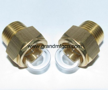 Coolant Reservoir GrandMfg® Brass level sight glass NPT1/2 inch