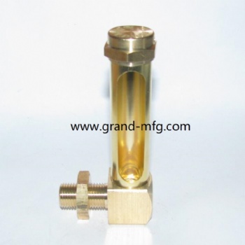 Brass oil level gauge tubular oil level indicator NPT1/4