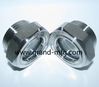 Sealless Eccentric Disc Pumps Aluminum Sight Glass Plug