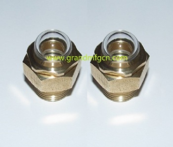 GrandMfg® Brass level sight glass NPT1/2 inch for Power plant,power generator in the hot water radiator