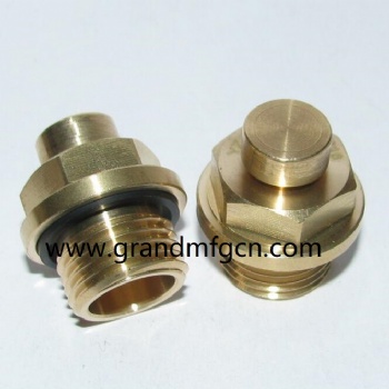 Gear Motor brass breather vent plug air vent valve G1/8 inch