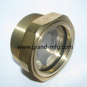 International Surge Tank 1/2 inch NPT Brass sight glass bulleye viewports plugs
