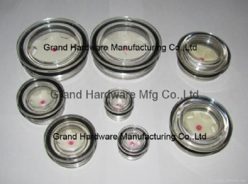 Metric thread plastic oil level sight glass window plugs for air pump