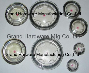 Metric thread plastic oil level sight glass window plugs for air pump
