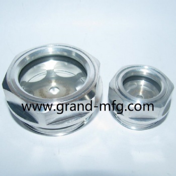 vacuum pumps and vacuum application equipment aluminum oil level sight glass plugs G3/4 inch