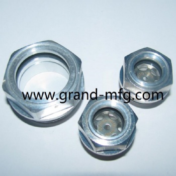 Threaded Heat Exchangers Bulls Eye Aluminum sight glass